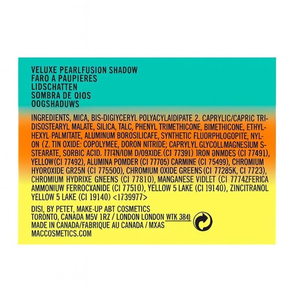 MAC Cosmetics Veluxe Pearlfusion Shadow - Eyeshadow Trio - Peach Pink and Gold - Picture 8 of 8